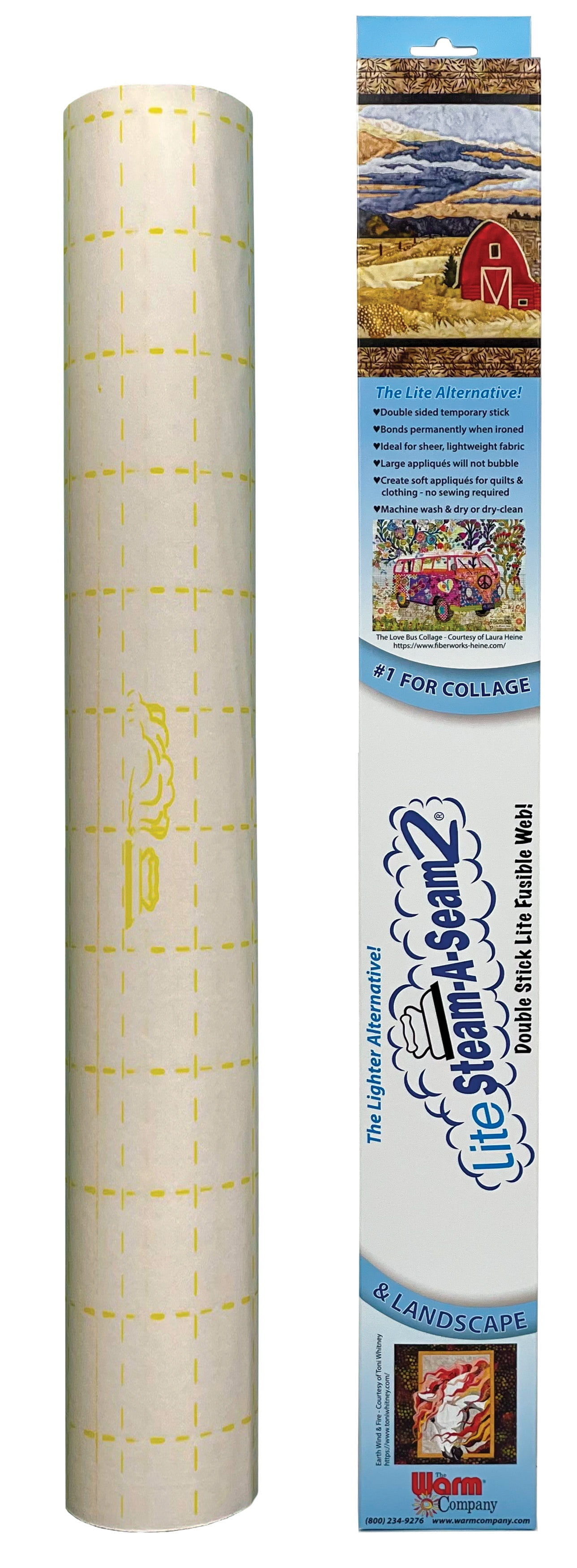 Warm Company Lite Steam-A-Seam 2 Fusible Web-24"X3yd