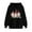 Black #2, variant on Christmas Hoodies for Women 2025 Long Sleeve Happy New Tear Graphic Hooded Sweatshirt with Pockets Pullover Tops