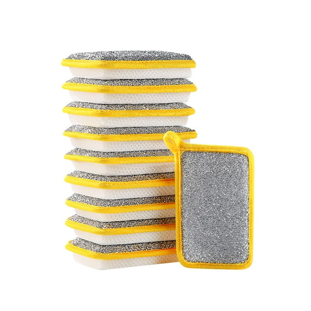 Trapos multiusos para lavar platos, esponja para fregar platos, esponja de microfibra para lavar platos, limpieza de cocina 10 Uds. 15x10cm