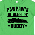 thumbnail image 4 of Inktastic Pawpaw's Lil' Racing Buddy with Car Silhouette Boys or Girls Toddler T-Shirt, 4 of 5