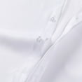 thumbnail image 6 of Resicozy Mens Dressy Shirts Long Sleeve Button Down Blouses Classic Solid Color Wrinkle-Free Formal Office Tops Shirt White L, 6 of 8
