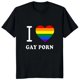 thumbnail image 5 of Camiseta de Humor divertido para hombre, camisa informal con estampado porno, I Love, Harajuku, LGBT, ropa de calle de manga corta, Hipster, 5 of 5