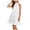 White, variant on Girls Dresses Tween Halter Tie Back Tiered Ruffle A-Line Flowy Dress Summer Sleeveless Dress Size 5-12 Years
