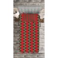 thumbnail image 3 of Ambesonne Geometric Quilted Bedspread Set 2 Pcs, Christmas Shapes, Twin Size, Almond Green Red, 3 of 3