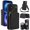 Black, variant on Crossbody Wallet Case for iPhone 16, RFID Blocking Zipper Handbag Purse Flip Cover, Kickstand Folio Case Card Slots Holder Wrist Strap Lanyard