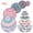 Style 2, variant on Threns 10Pcs Bowl Covers Reusable, 5 Size Elastic Cloth Bowl Covers for Bread Proofing Stretch Food Covers Washable for Food Fruits Leftover, Geometric Pattern