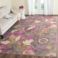 thumbnail image 3 of Safavieh  Paradise Armina Modern Viscose Rug Purple/Fuchisa 3'3" x 5'7" 3' x 5' Indoor Living Room, Bedroom, Dining Room, 3 of 5