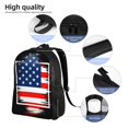 thumbnail image 5 of ZNDUO Travel Backpack, Usa Blue Stars Flag Pattern Backpack for School, 16 inch Lightweight Bookbag, 5 of 8