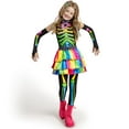 thumbnail image 5 of Joyfy Skeleton Tutu Dress for Girls,  Colorful  Bones Skeleton Costume for Kids Halloween Dress Party up Cosplay, 5 of 7
