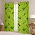 thumbnail image 2 of Manfei Kawaii Green Pickle Blackout Curtains Set of 2 (52x84 Each) for Kid, Cartoon Vegetables Window Curtains, Cute Cucumber Curtains and Drapes, Window Curtains Bedroom Decor, 2 of 6