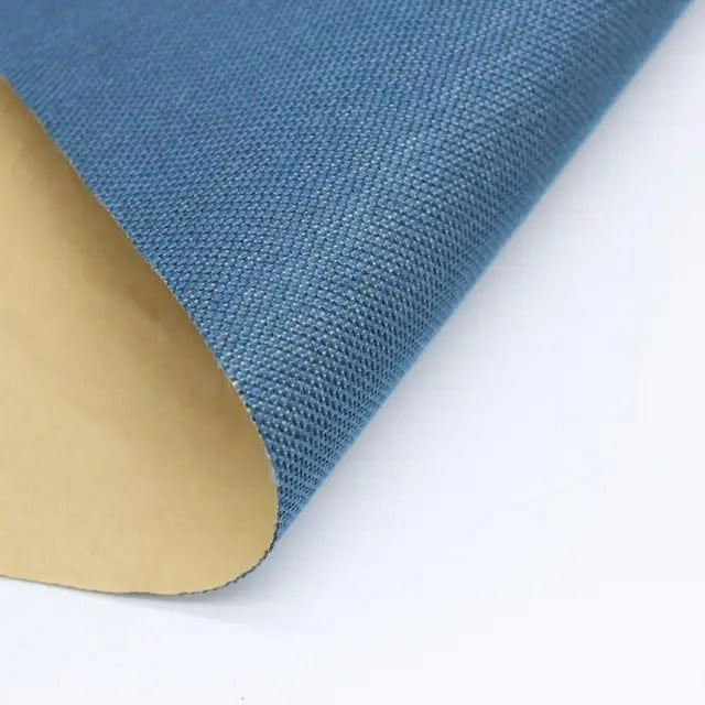 45x90cm Self Adhesive Linen Fabric For DIY Handmade Crafts Gift Packaging Home Renovation Decorative Cloth By The Yard