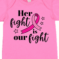 thumbnail image 4 of Inktastic Breast Cancer Awareness Her Fight is Our Fight Boys or Girls Baby Bodysuit, 4 of 5