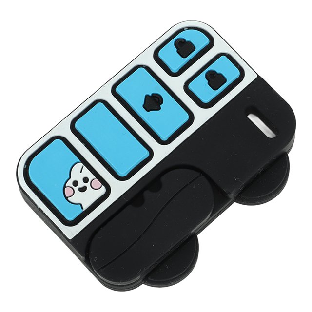 Juguete de dentición de silicona Ticfox en forma de coche para bebé