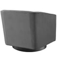 thumbnail image 3 of Modway Twist Accent Lounge Performance Velvet Swivel Chair, 3 of 7