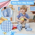 thumbnail image 2 of Toddler Non Slip Socks 15 Pairs, Boys Girls Grip Socks with Grippers for 1-10 Years Kids Anti Skid Sock, 2 of 7