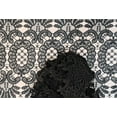 thumbnail image 4 of Doily Boutique Table Runner, Dresser Scarf, Place Mat or Doily in Victorian All Lace Fabric in Dark Dark Gray Almost Black, 4 of 4