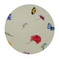 thumbnail image 2 of Nawypu Spring Summer Floral Tablecloth Round Colorful Wildflower Leaf Butterfly Polyester Circle Table Cloth Stain Resistant Washable Table Cover for Kitchen Dining Room Party Picnic, 2 of 7