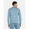thumbnail image 3 of Athletic Works Men's and Big Men's ButterCore Soft Quarter-Zip Pullover Shirt, Sizes S-3XL, 3 of 5