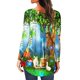 thumbnail image 4 of Camiseta suelta estampada a la moda para mujer, blusa de manga larga, cuello redondo, camisetas informales Pompotops FGAJ5602, 4 of 6