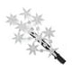 thumbnail image 1 of Starshaped hair accessories for women secure duckbill designs for all hairstyles silver, 1 of 5