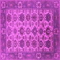 thumbnail image 1 of Ahgly Company Indoor Square Oriental Pink Industrial Area Rugs, 5' Square, 1 of 4