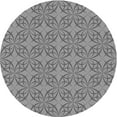 thumbnail image 1 of Ahgly Company Machine Washable Indoor Round Transitional Dim Gray Area Rugs, 8' Round, 1 of 7
