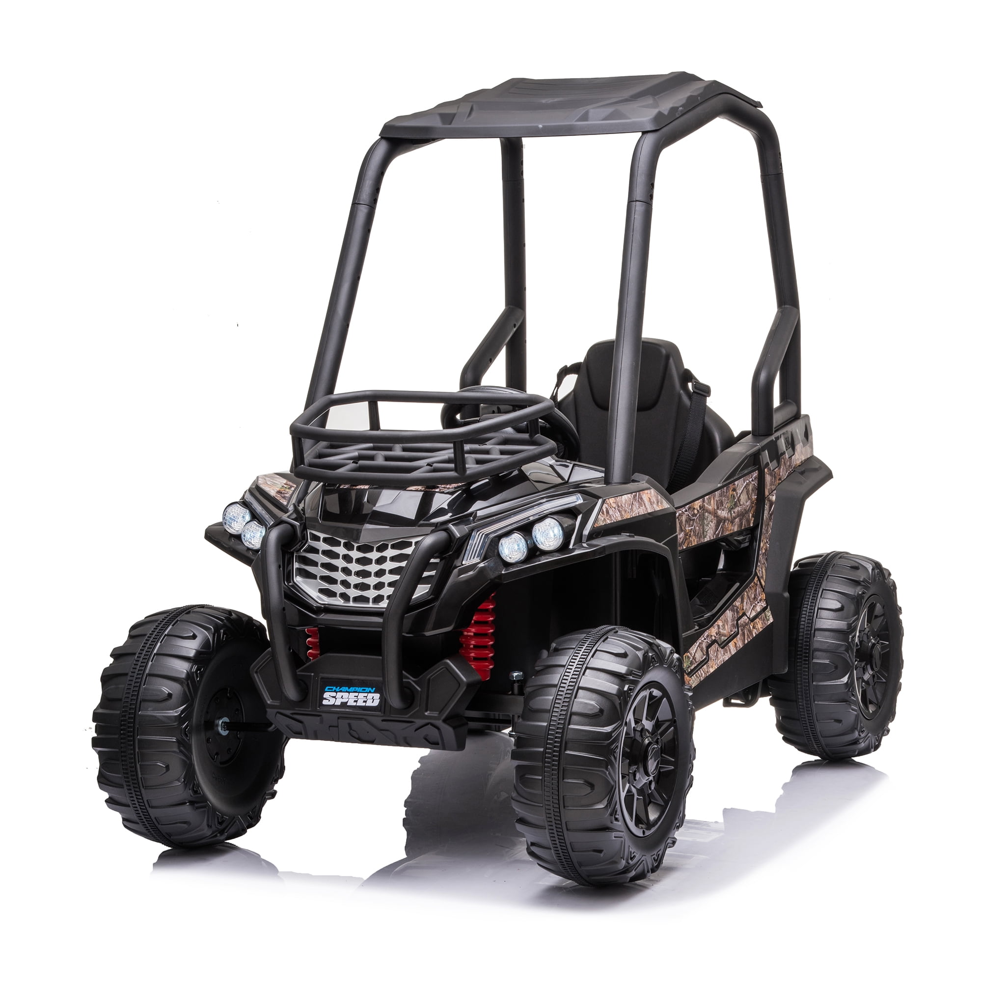CIPACHO 24V Kids Ride On UTV Car, 2 Speeds Battery Powered Electric Off-Road Truck Car with Parent Remote Control for Girls Boys, Black CIPACHO 24V Kids Ride On UTV Car, 2 Speeds Battery Powered Electric Off-Road Truck Car with Parent Remote Control for Girls Boys, Black