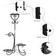 Metal Flower Display Stand 4 Tier Tall Plant Stand Flower Pot Shelf