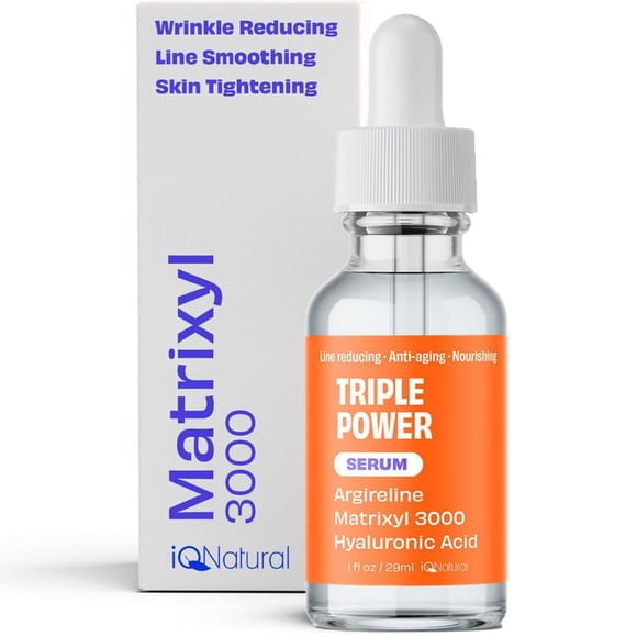 Serum IQ Natural Argireline & Matrixyl 3000 30 ml antienvejecimiento