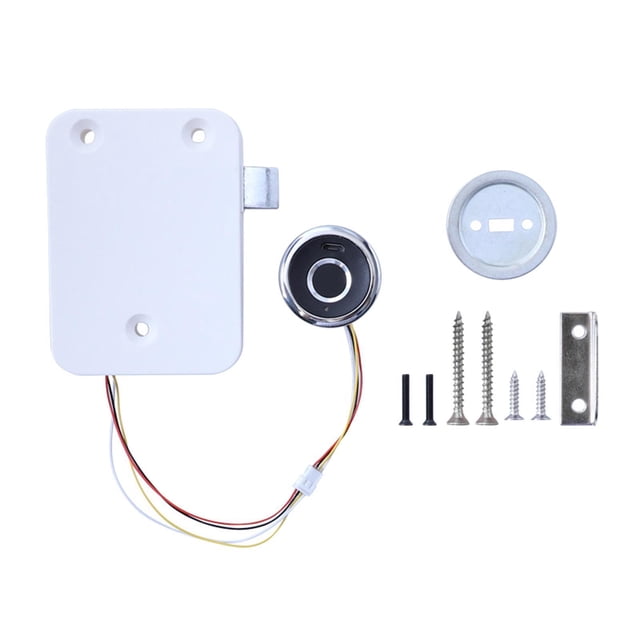 Xingzhi Touchscreen Fingerprint Keyless Smart Drawer Lock Office Lock Home Cabinet White NO2