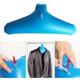 thumbnail image 4 of Pack of 5 Inflatable Non-Slip PVC Clothes Hangers Blue, 4 of 5