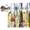 thumbnail image 2 of Forest Mushroom Valance Curtains,Green Natural Wild Plants Blueberry Bedroom Living Room Kitchen Home Decor Window 54x18in, 2 of 5