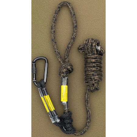 1-Pack Treestand Safety Rope 10 Ft Lineman Climbing with Prusik Knot for Tree Stand Hunting Lifeline