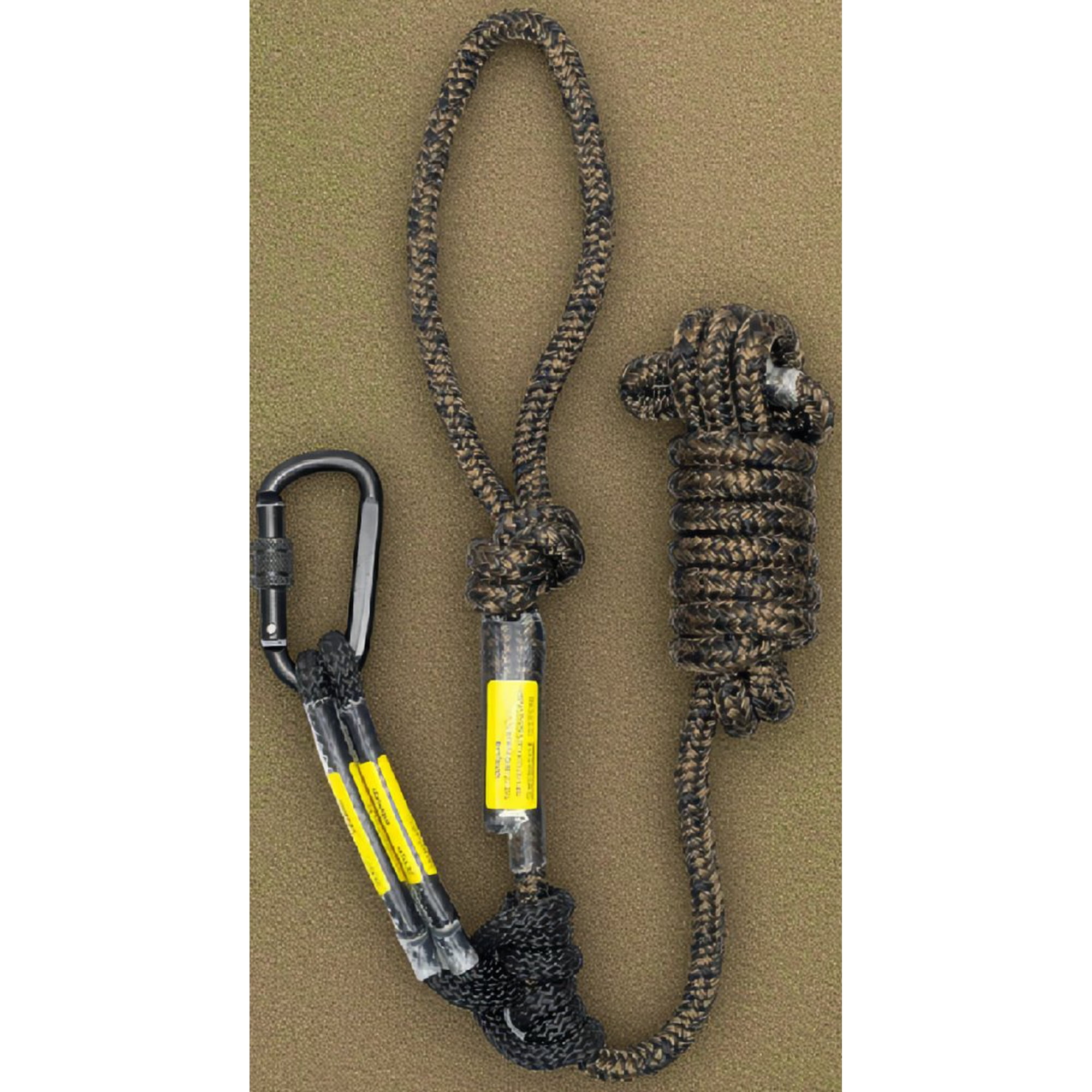 1-Pack Treestand Safety Rope 10 Ft Lineman Climbing with Prusik Knot for Tree Stand Hunting Lifeline