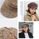 thumbnail image 5 of Guardurnaity Lana mujer Otoño Invierno octogonal Newsboy Vintage sombreros pintor chica viaje moda protección solar gorras conducción vacaciones Sombreros Negro Guardurnaity AP013130-02, 5 of 6