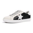 thumbnail image 1 of Chaussures de Marche Basses Confortables à Lacets pour Femmes, Dale-Black Met-11, 1 of 4