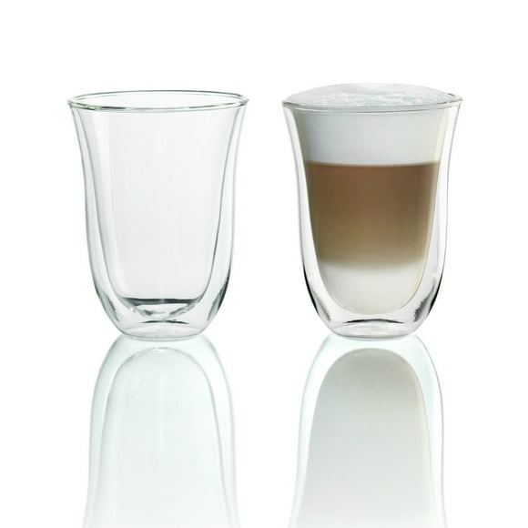 De'Longhi 2 Latte Double Wall Thermal Glasses