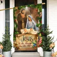 thumbnail image 5 of FLAGWIX Christmas Christian Catholic Gifts for Women, Men, Grandpa, Grandma, Inspirational Prayers Religious Gifts, Christmas Decorations for Home, Religious Decor House Flag (29.5" x 39.5"), 5 of 7