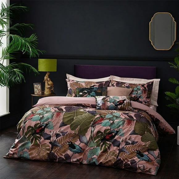 Wylder Moriyo Velvet Tropical Duvet Cover Set