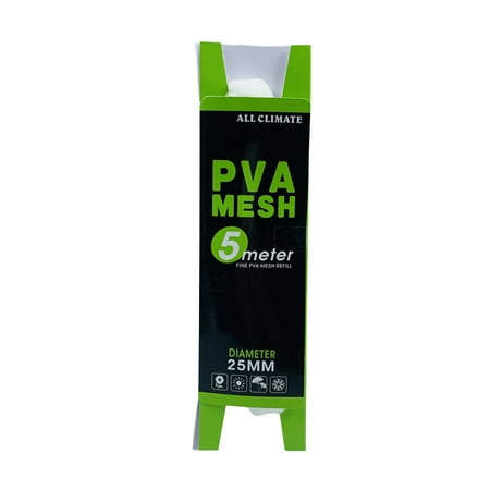 fankhu 25mm 5m PVA Mesh Soluble Water-soluble Fishing Mesh PVA Bag Eco-Friendly for Carp Fishing Tackle Net Accessory