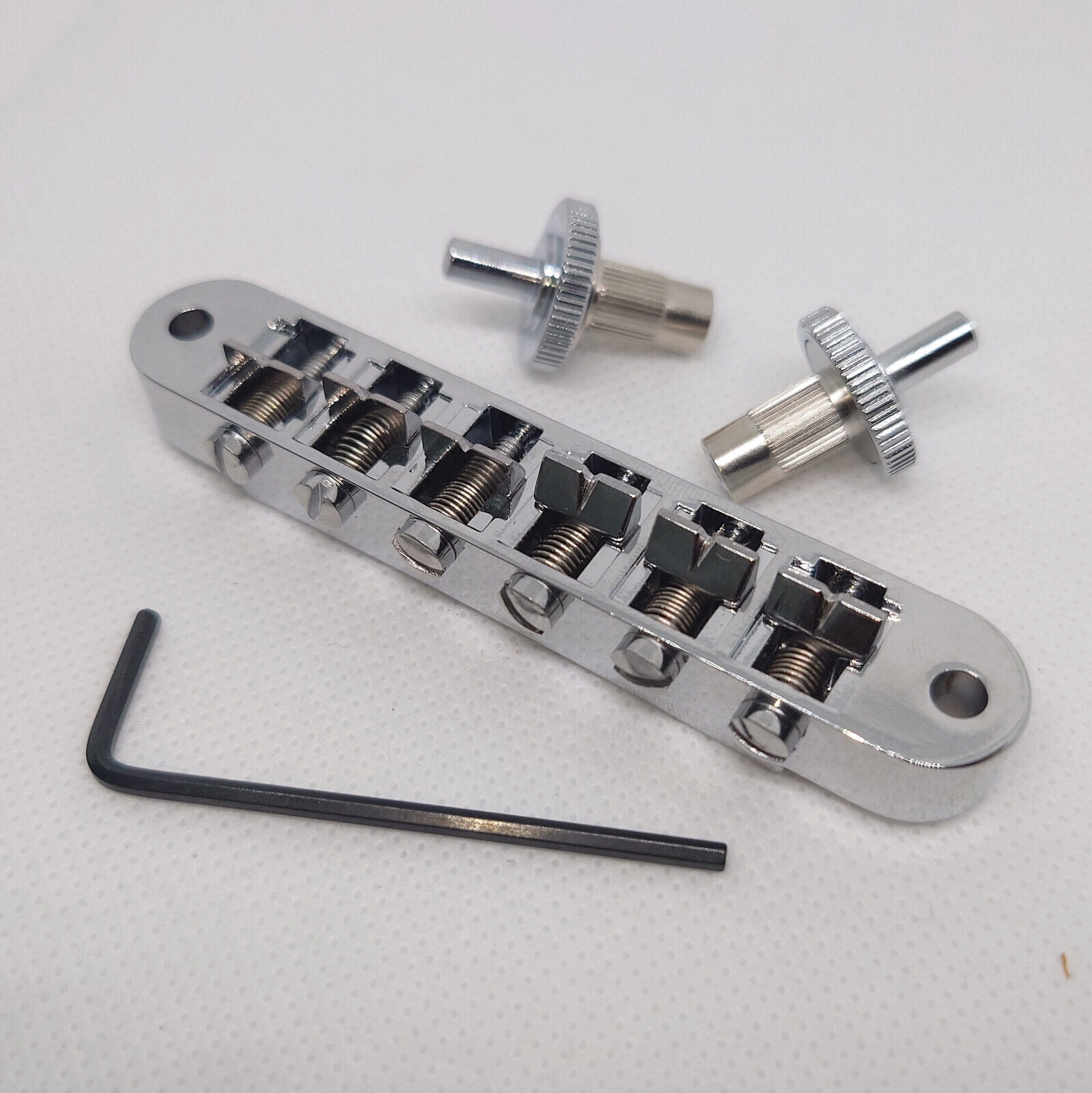 Chrome Tune-O-Matic ABR-1 JB Guitar Bridge for LP, SG, Fly V Electric Guitars Replacement Parts