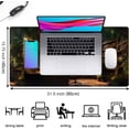 thumbnail image 2 of Large Desk Mouse Pad Enchanted Library Desk Mat, Extended Gaming Mouse Mat, Office Home Keyboard Pad, Magical Forest Computer Mats XXL, Full Desktop Mat Aesthetic PC Accessories 31.5" x 15.75", 2 of 6