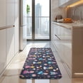 thumbnail image 4 of Dark Blue Little Princess Pattern Kitchen Rug Mat,Kitchen Runner Rugs Non Skid Washable,Decorative Kitchen Floor Mats for Kitchen,Sink,Laundry,17"x47.2", 4 of 7