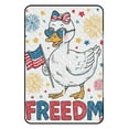 thumbnail image 3 of Patriotic Duck Celebrates Freedom Waterproof Picnic Blanket with Foldable Zipper, Suitable for Outdoor Use, Suitable for Travel, Camping, Beaches, Parks, Grasslands, Picnic Blanket Accessories, 3 of 8