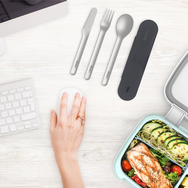 Bentgo Stainless Travel Utensil Set, 3-Piece with Case photo 2