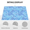 thumbnail image 3 of YFYANG Tapis de Séchage Absorbant et Antidérapant pour Vaisselle, Motif Cachemire Bleu, Grand Tapis de Séchage en Microfibre, 18 x 24 Pouces, 3 of 9