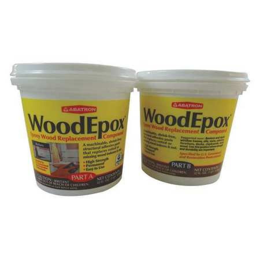 Abatron WE2QKR WoodEpox Epoxy Wood Replacement Compound Parts A & B, 2
