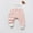Pink, variant on Baby Cozy Pants Leisure Solid Color High Waisted Snap Button Protection Soft Safety Fabric Style for Infants' Daily Wear(Gray#4,6-9 Months)
