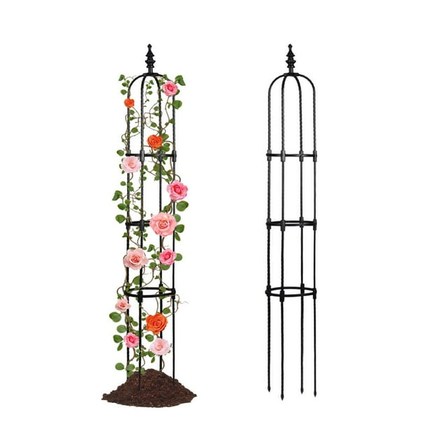 Cadre de Support de Plantation en Acier Inoxydable Escalade Jardinage Fournitures U-Forme Durable Plantes Domestiques Support Rack