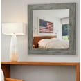 thumbnail image 2 of Rayne Mirrors American Made Rayne Grey Square Wall/ Vanity Mirror, 2 of 5